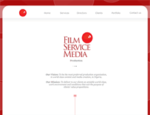 Tablet Screenshot of filmservicemedia.com